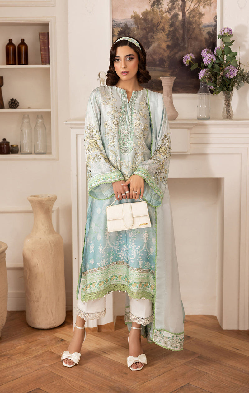 Maya | Eloura Silk Pret 25 |NIORA by Maya - Designer Dress  - Type : Ladies Clothes - Available at Libayah - 100% Original 