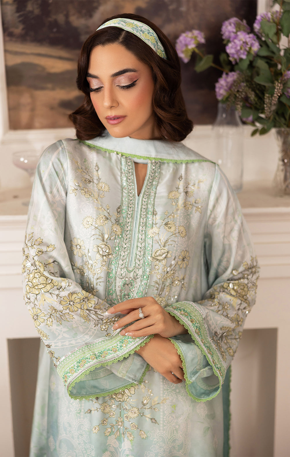 Maya | Eloura Silk Pret 25 |NIORA by Maya - Designer Dress  - Type : Ladies Clothes - Available at Libayah - 100% Original 