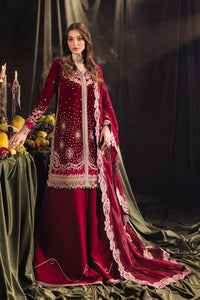 Qalamkar | Velvet Edit | BK-02 AMARA by Qalamkar - Designer Dress - Type: Ladies Clothes - Available at Libayah - 100% Original