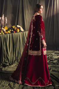 Qalamkar | Velvet Edit | BK-02 AMARA by Qalamkar - Designer Dress - Type: Ladies Clothes - Available at Libayah - 100% Original