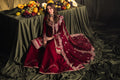 Qalamkar | Velvet Edit | BK-02 AMARA by Qalamkar - Designer Dress - Type: Ladies Clothes - Available at Libayah - 100% Original