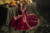 Qalamkar | Velvet Edit | BK-02 AMARA by Qalamkar - Designer Dress - Type: Ladies Clothes - Available at Libayah - 100% Original