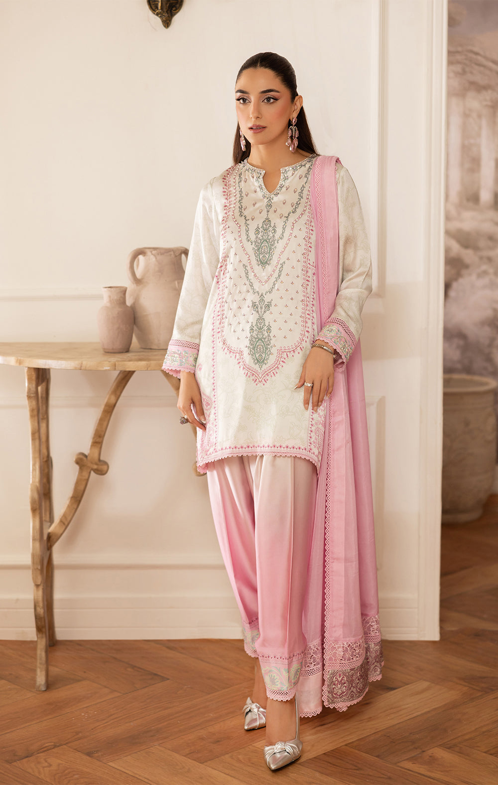 Maya | Eloura Silk Pret 25 |AURI by Maya - Designer Dress  - Type : Ladies Clothes - Available at Libayah - 100% Original 