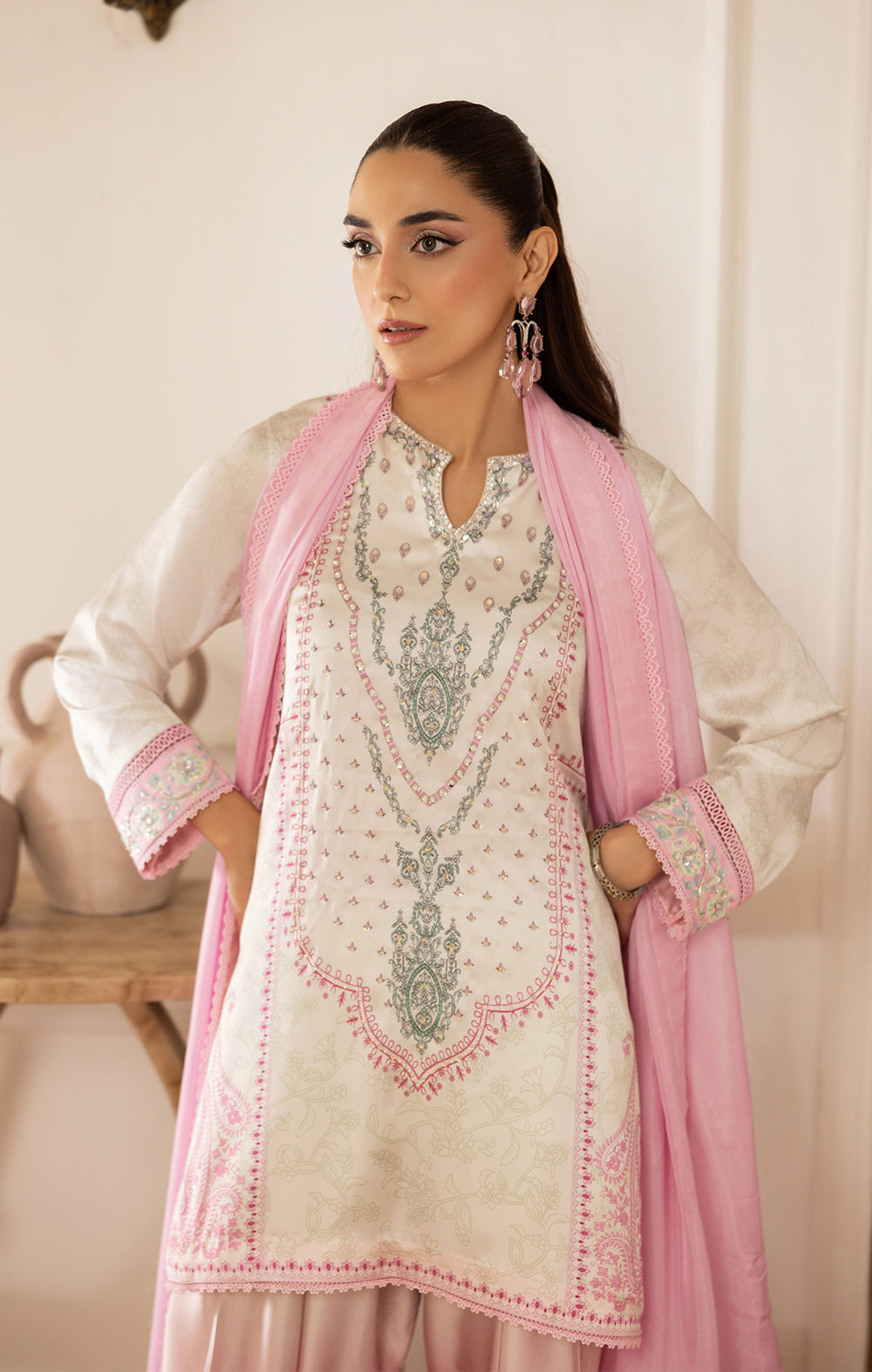 Maya | Eloura Silk Pret 25 |AURI by Maya - Designer Dress  - Type : Ladies Clothes - Available at Libayah - 100% Original 