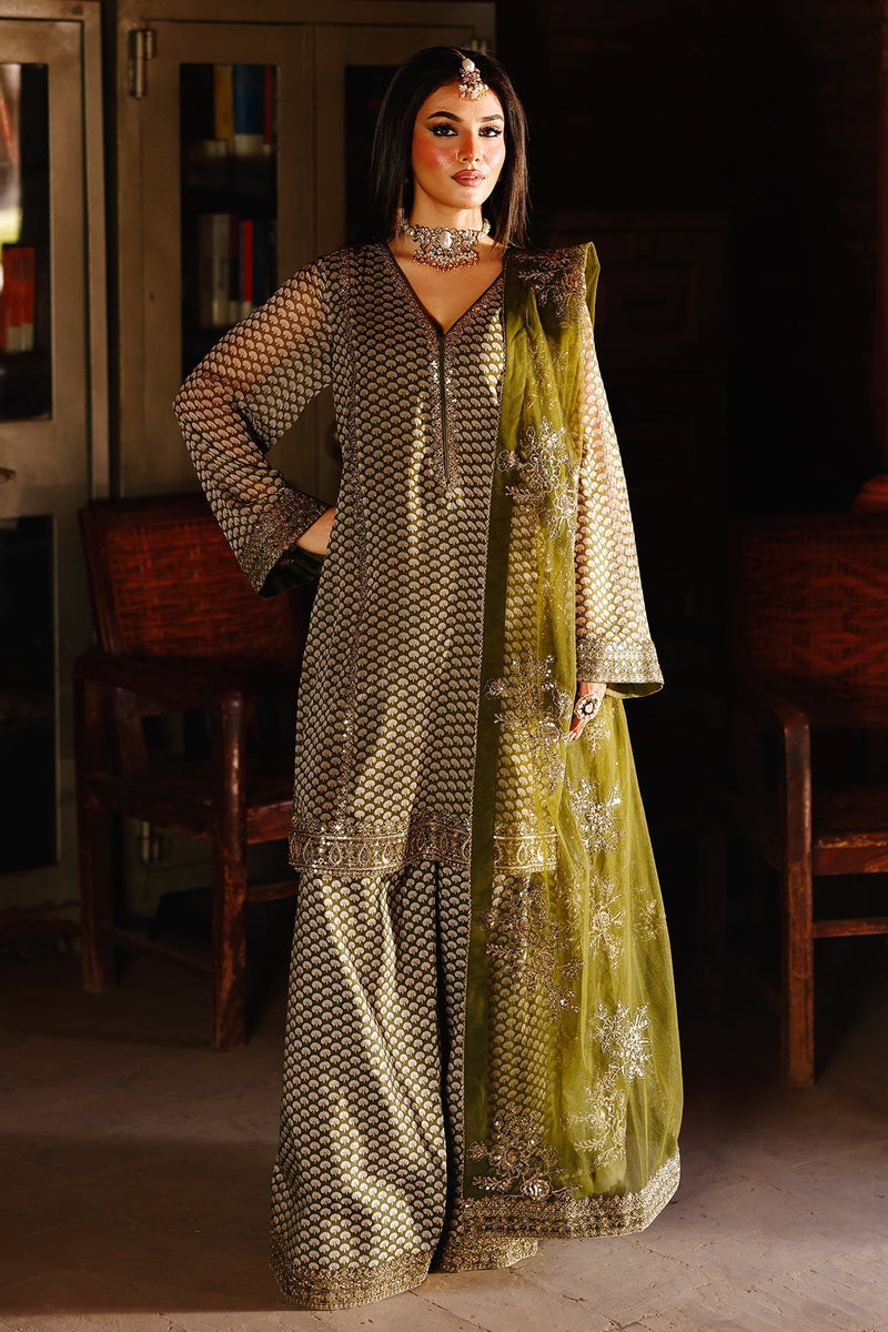 CMA-5-114A – authentic Pakistani formal dress from the Charzima Fumee Luxury Chiffon collection for women in the UK