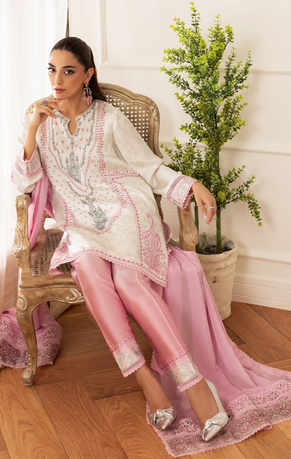 Maya | Eloura Silk Pret 25 |AURI by Maya - Designer Dress  - Type : Ladies Clothes - Available at Libayah - 100% Original 