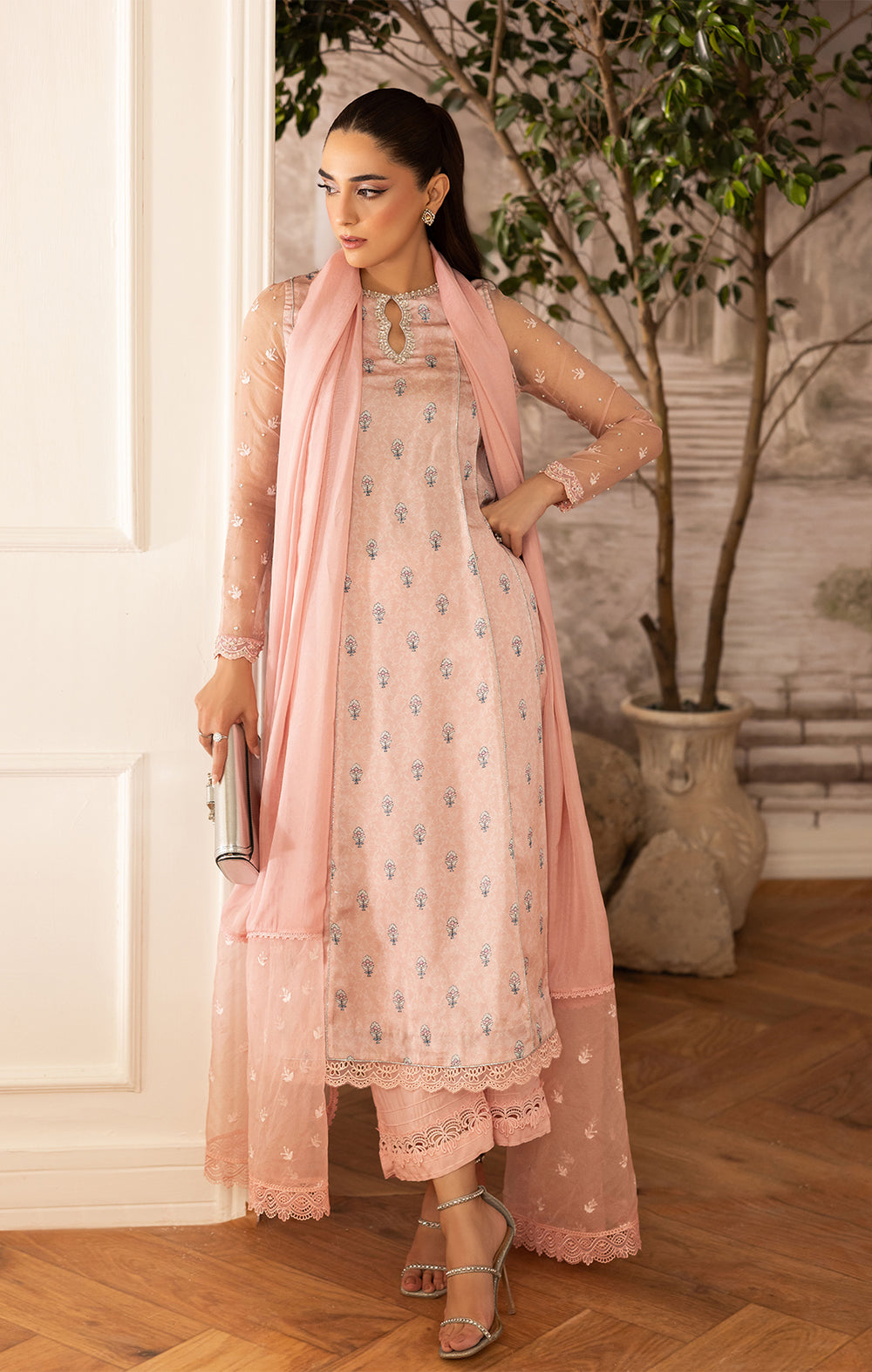 Maya | Eloura Silk Pret 25 |LUNARA by Maya - Designer Dress  - Type : Ladies Clothes - Available at Libayah - 100% Original 