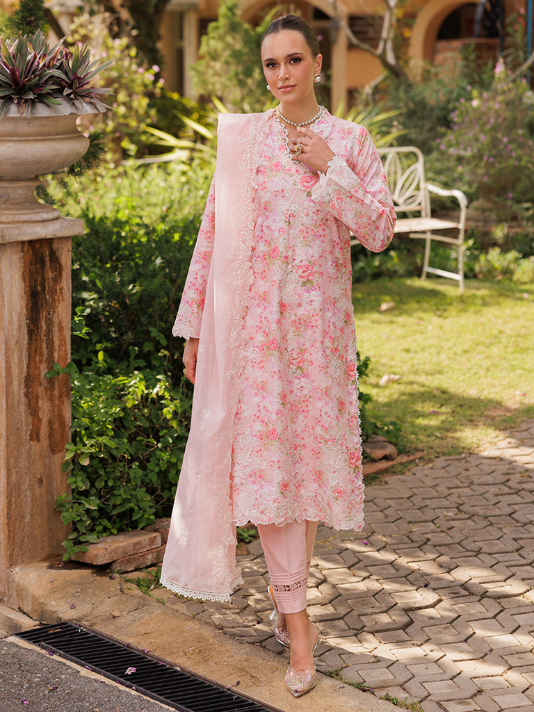 Rajbari | Floral Symphony Lawn 25 | RB-03 by Rajbari - Designer Dress - Type: Ladies Clothes - Available at Libayah - 100% Original