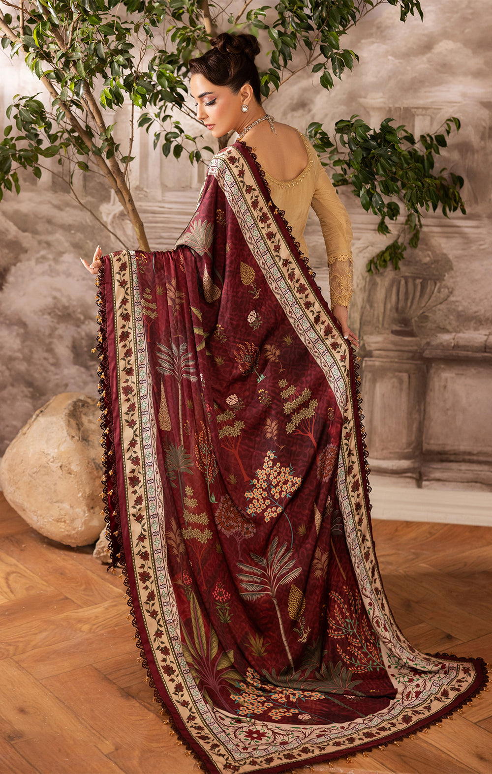 Maya | Eloura Silk Pret 25 |SILVA by Maya - Designer Dress  - Type : Ladies Clothes - Available at Libayah - 100% Original 