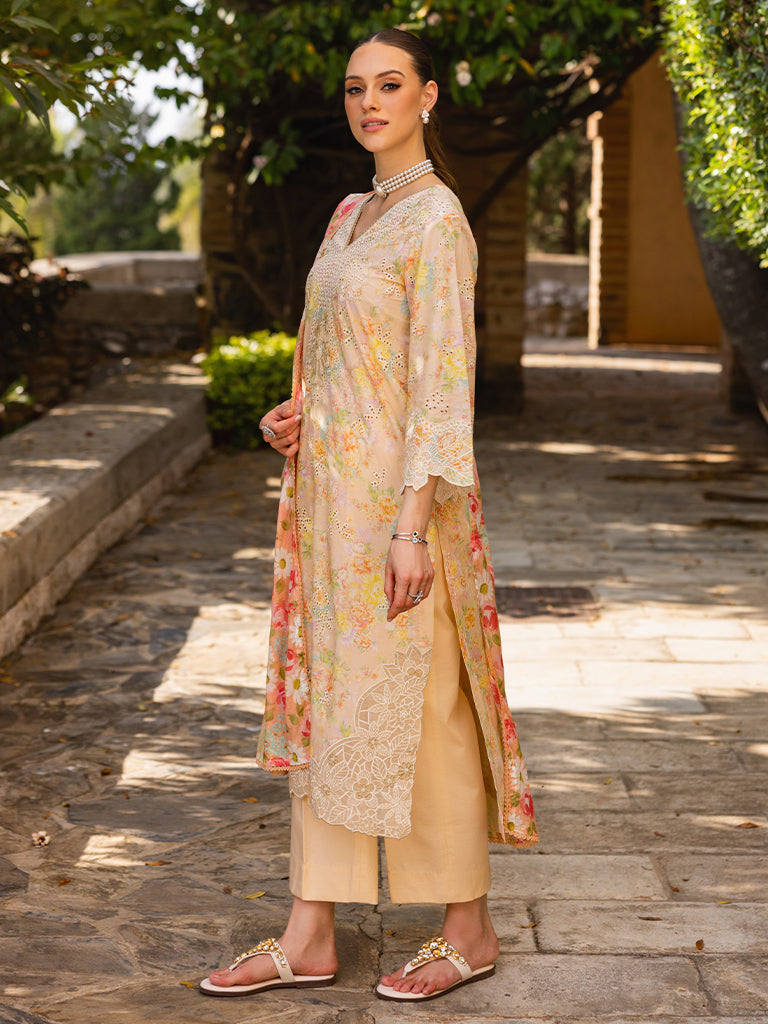 Rajbari | Floral Symphony Lawn 25 | RB-05 by Rajbari - Designer Dress - Type: Ladies Clothes - Available at Libayah - 100% Original