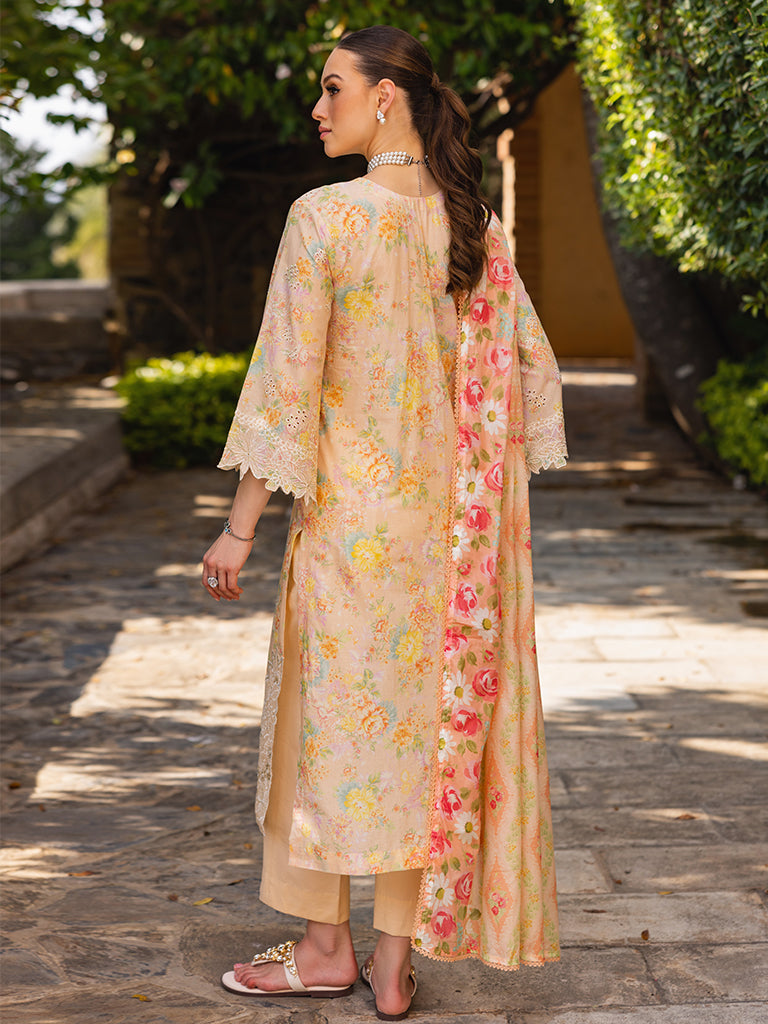 Rajbari | Floral Symphony Lawn 25 | RB-05 by Rajbari - Designer Dress - Type: Ladies Clothes - Available at Libayah - 100% Original