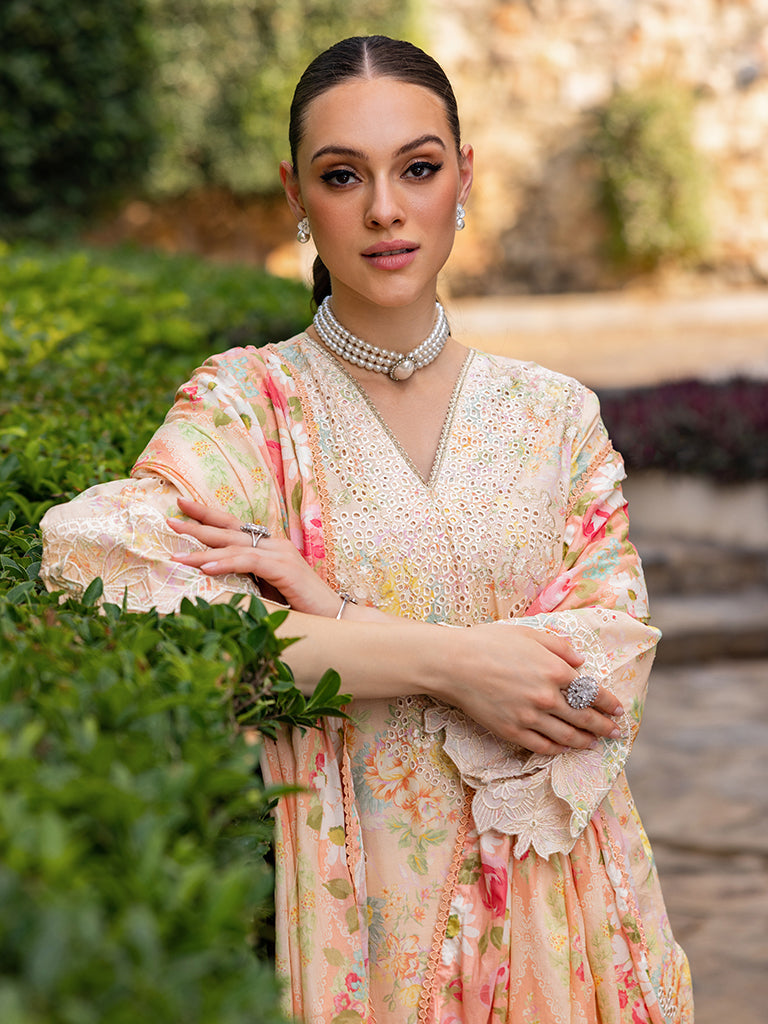 Rajbari | Floral Symphony Lawn 25 | RB-05 by Rajbari - Designer Dress - Type: Ladies Clothes - Available at Libayah - 100% Original