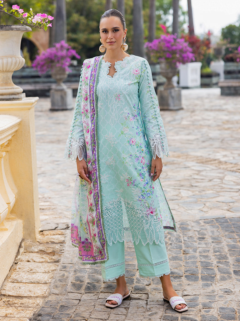 Rajbari | Floral Symphony Lawn 25 | RB-06 by Rajbari - Designer Dress - Type: Ladies Clothes - Available at Libayah - 100% Original