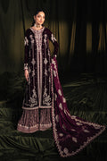 Qalamkar | Velvet Edit | BK-01 AMANI by Qalamkar - Designer Dress - Type: Ladies Clothes - Available at Libayah - 100% Original