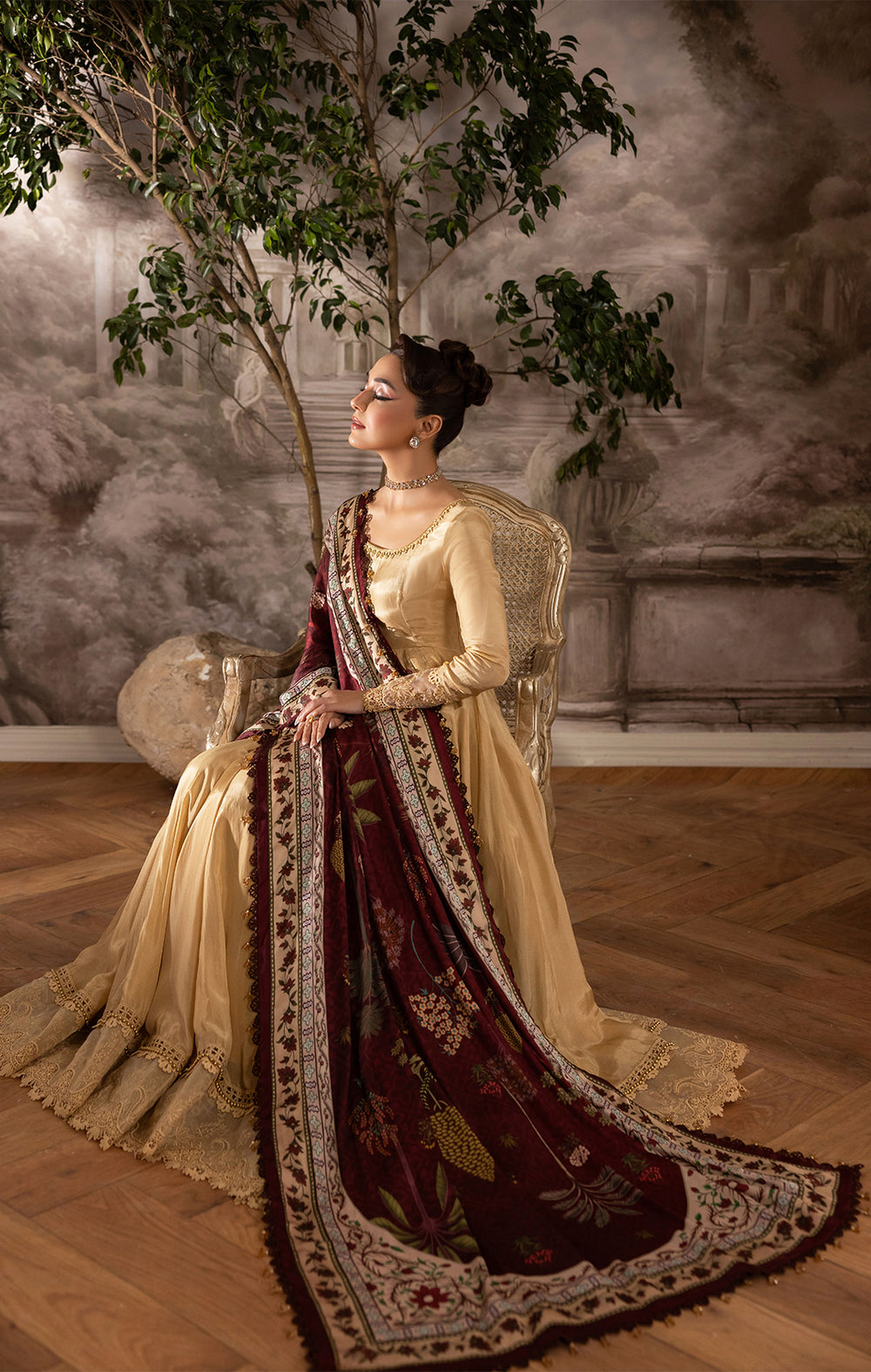 Maya | Eloura Silk Pret 25 |SILVA by Maya - Designer Dress  - Type : Ladies Clothes - Available at Libayah - 100% Original 