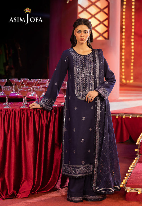 Asim Jofa | Luxury Festive Rejoice | AJLFF-03 by Asim Jofa - Designer Dress - Type: Ladies Clothes - Available at Libayah - 100% Original