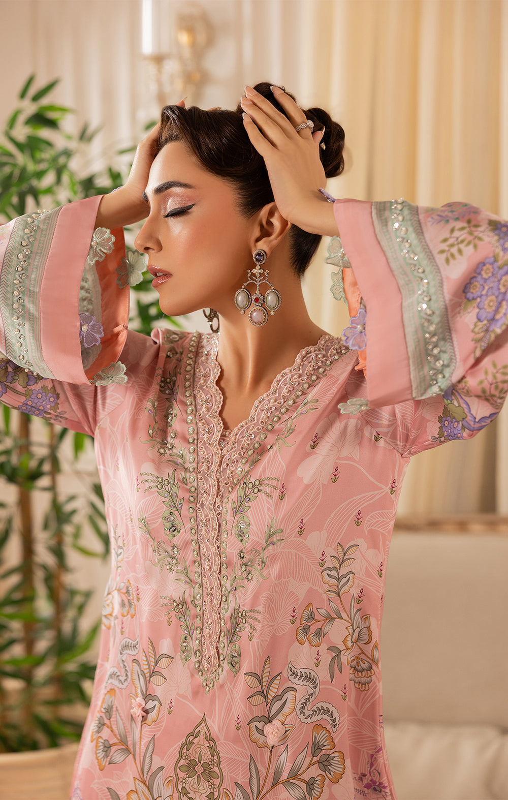 Maya | Eloura Silk Pret 25 |OLEA by Maya - Designer Dress  - Type : Ladies Clothes - Available at Libayah - 100% Original 
