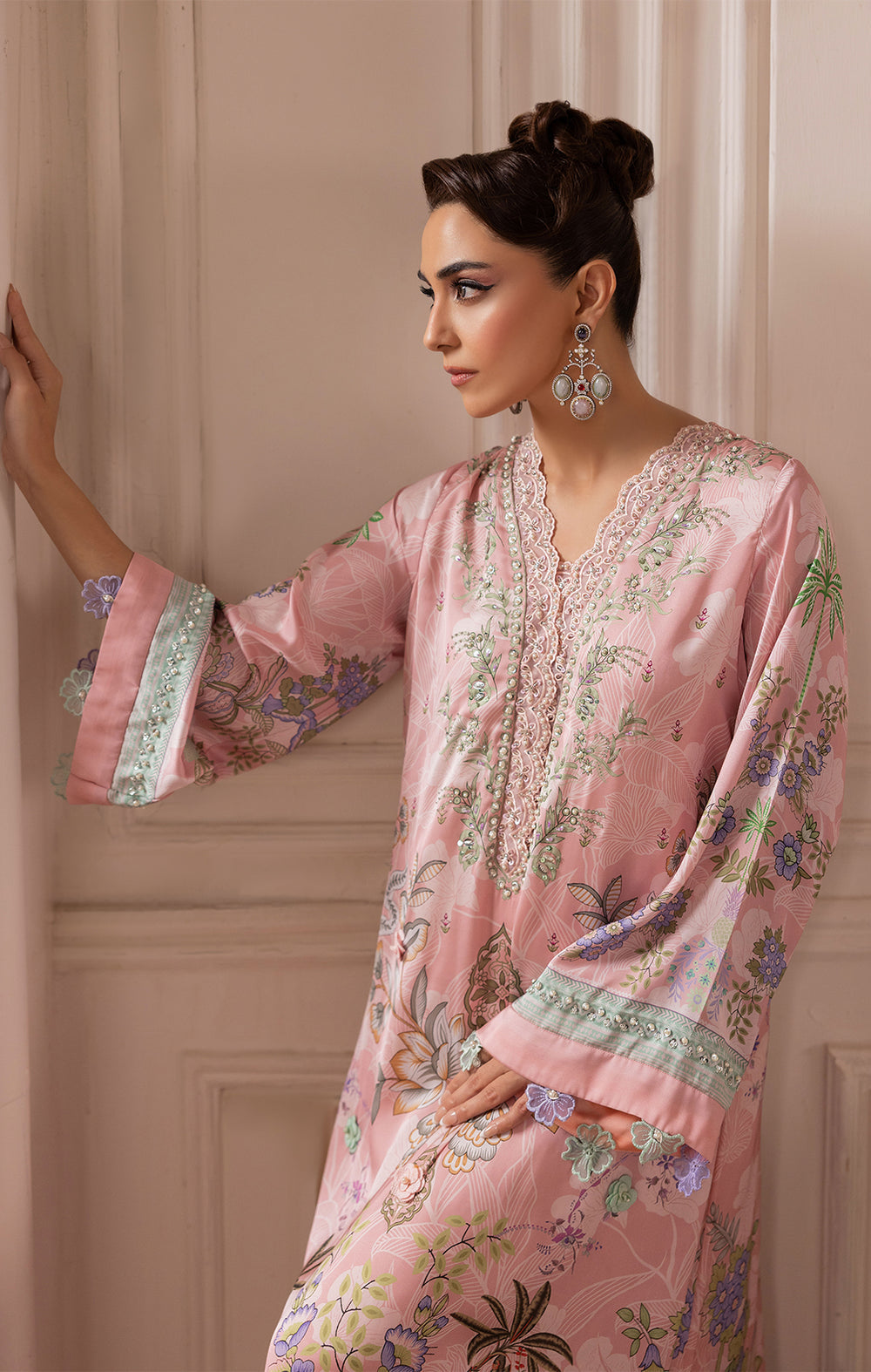 Maya | Eloura Silk Pret 25 |OLEA by Maya - Designer Dress  - Type : Ladies Clothes - Available at Libayah - 100% Original 