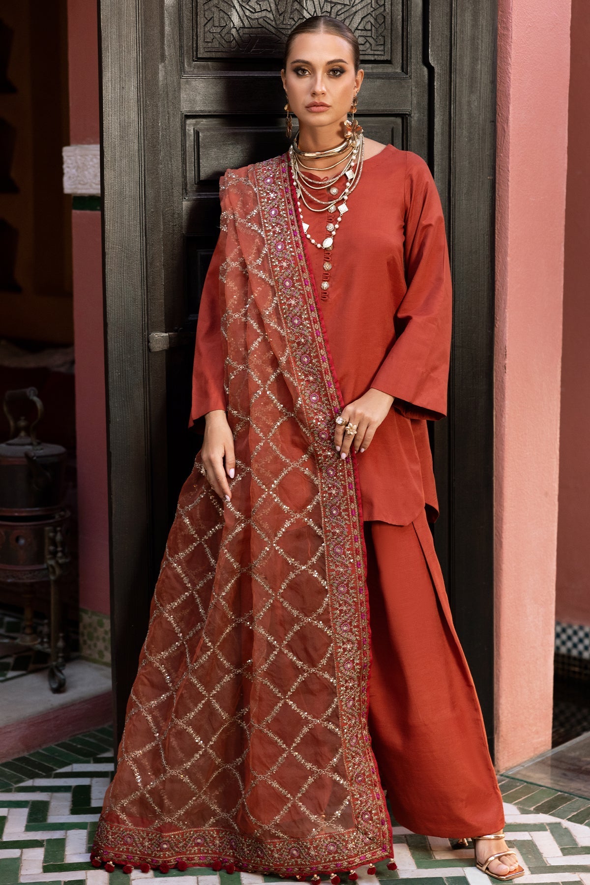 Charizma | Festive Pret | CMA-5-140  PN by Charizma - Designer Dress  - Type : Ladies Clothes - Available at Libayah - 100% Original 