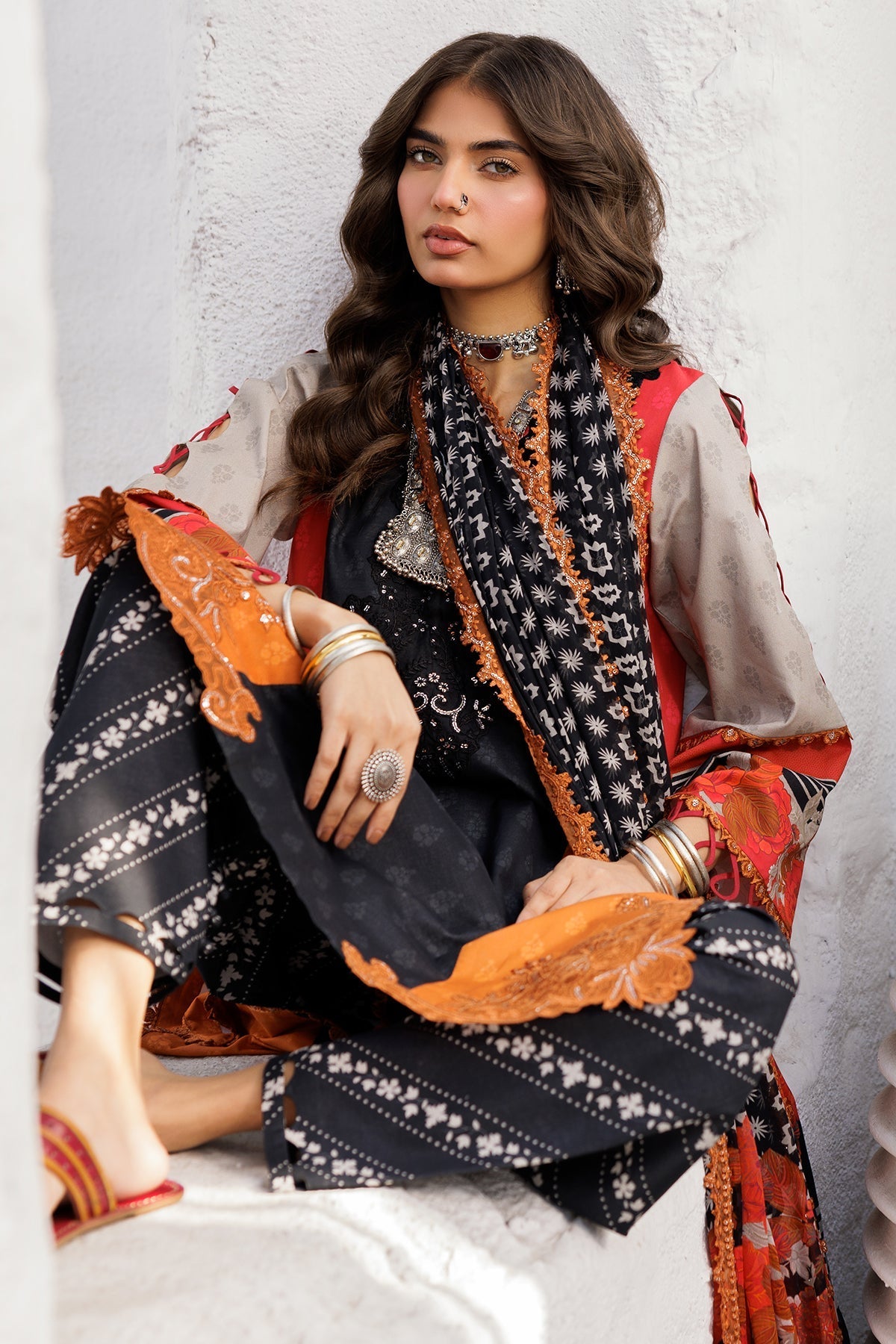 Charizma | Rangoli Lawn | CRO5-01 by Charizma - Designer Dress - Type: Ladies Clothes - Available at Libayah - 100% Original