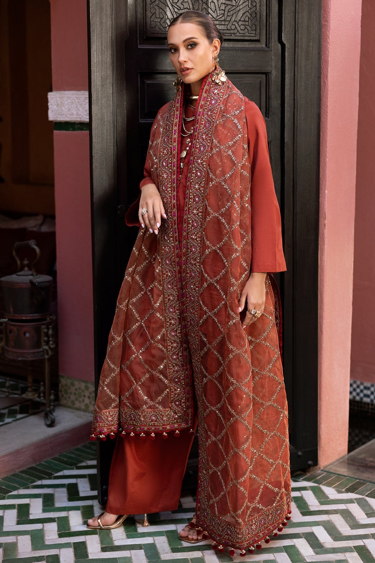Charizma | Festive Pret | CMA-5-140  PN by Charizma - Designer Dress  - Type : Ladies Clothes - Available at Libayah - 100% Original 