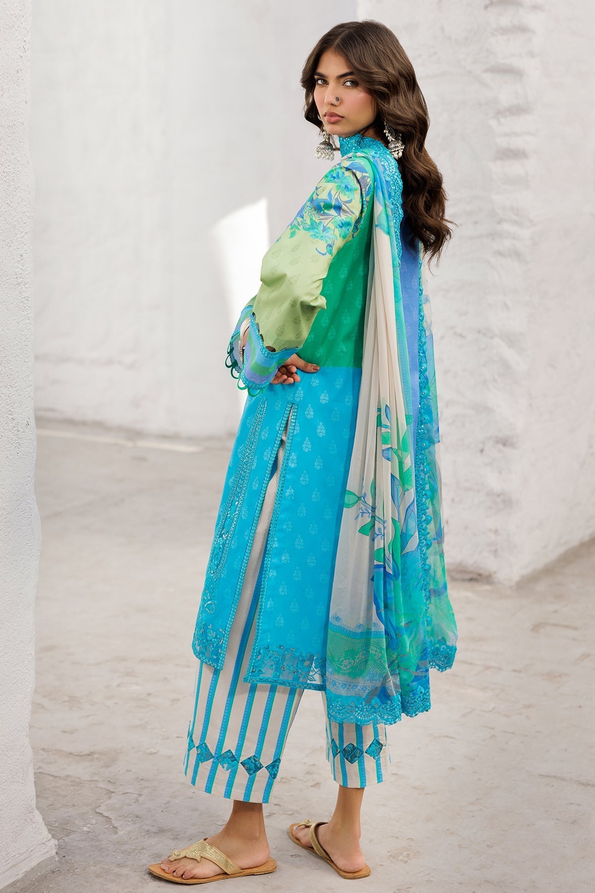Charizma | Rangoli Lawn | CRO5-05 by Charizma - Designer Dress - Type: Ladies Clothes - Available at Libayah - 100% Original