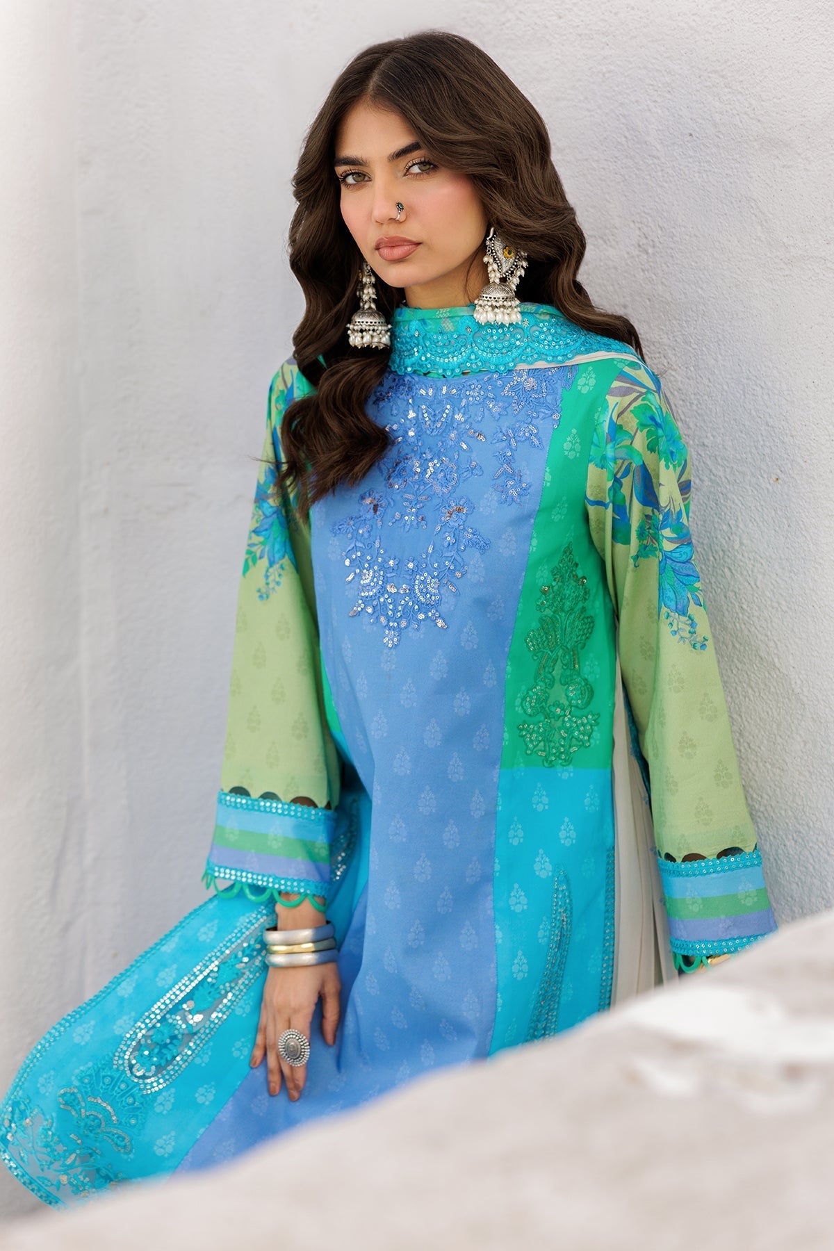 Charizma | Rangoli Lawn | CRO5-05 by Charizma - Designer Dress - Type: Ladies Clothes - Available at Libayah - 100% Original