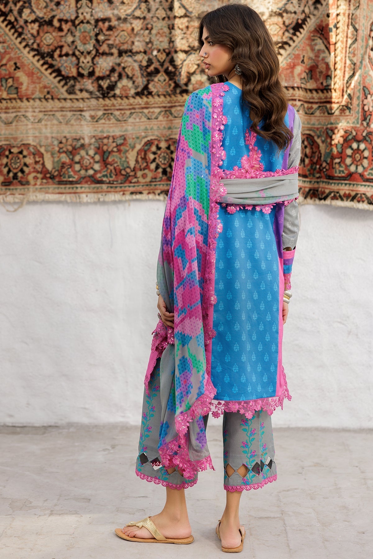 Charizma | Rangoli Lawn | CRO5-02 by Charizma - Designer Dress - Type: Ladies Clothes - Available at Libayah - 100% Original