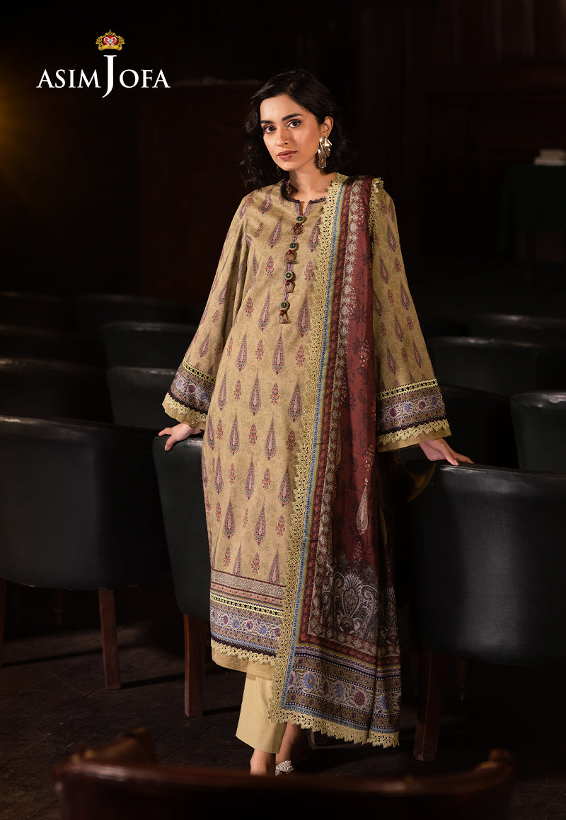 Asim Jofa | Prints Drop 2 | AJUBJ-47 by Asim Jofa - Designer Dress - Type: Ladies Clothes - Available at Libayah - 100% Original