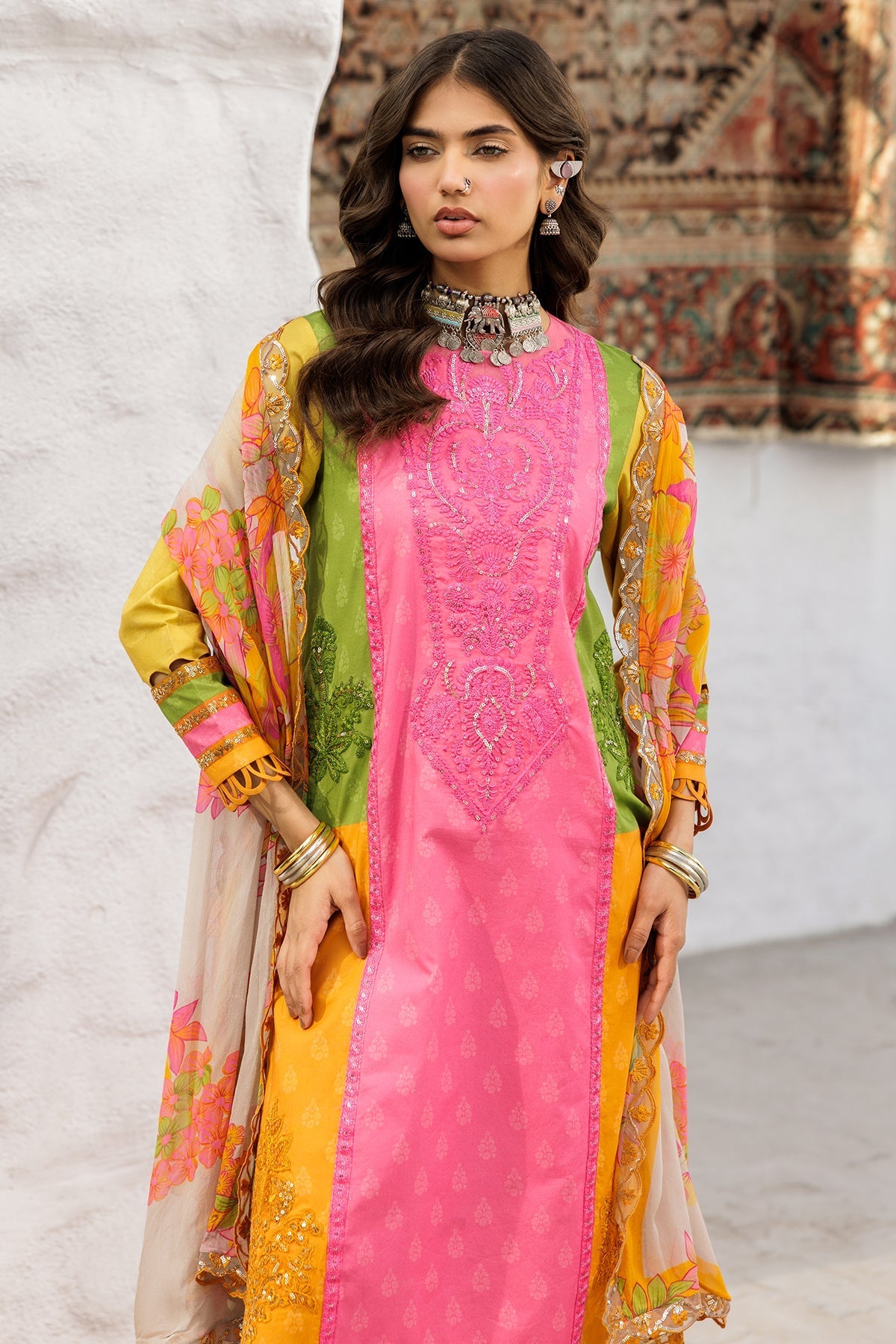 Charizma | Rangoli Lawn | CRO5-04 by Charizma - Designer Dress - Type: Ladies Clothes - Available at Libayah - 100% Original