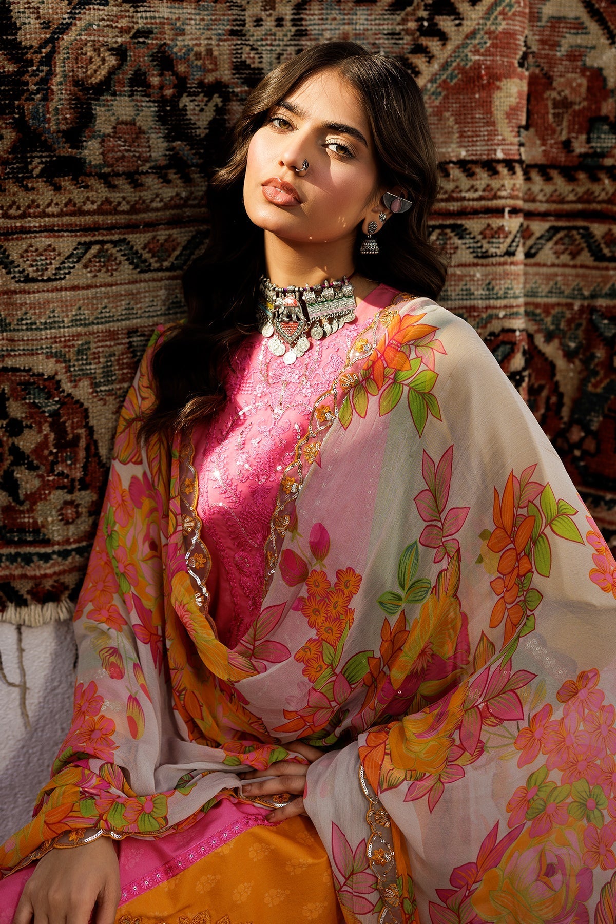Charizma | Rangoli Lawn | CRO5-04 by Charizma - Designer Dress - Type: Ladies Clothes - Available at Libayah - 100% Original