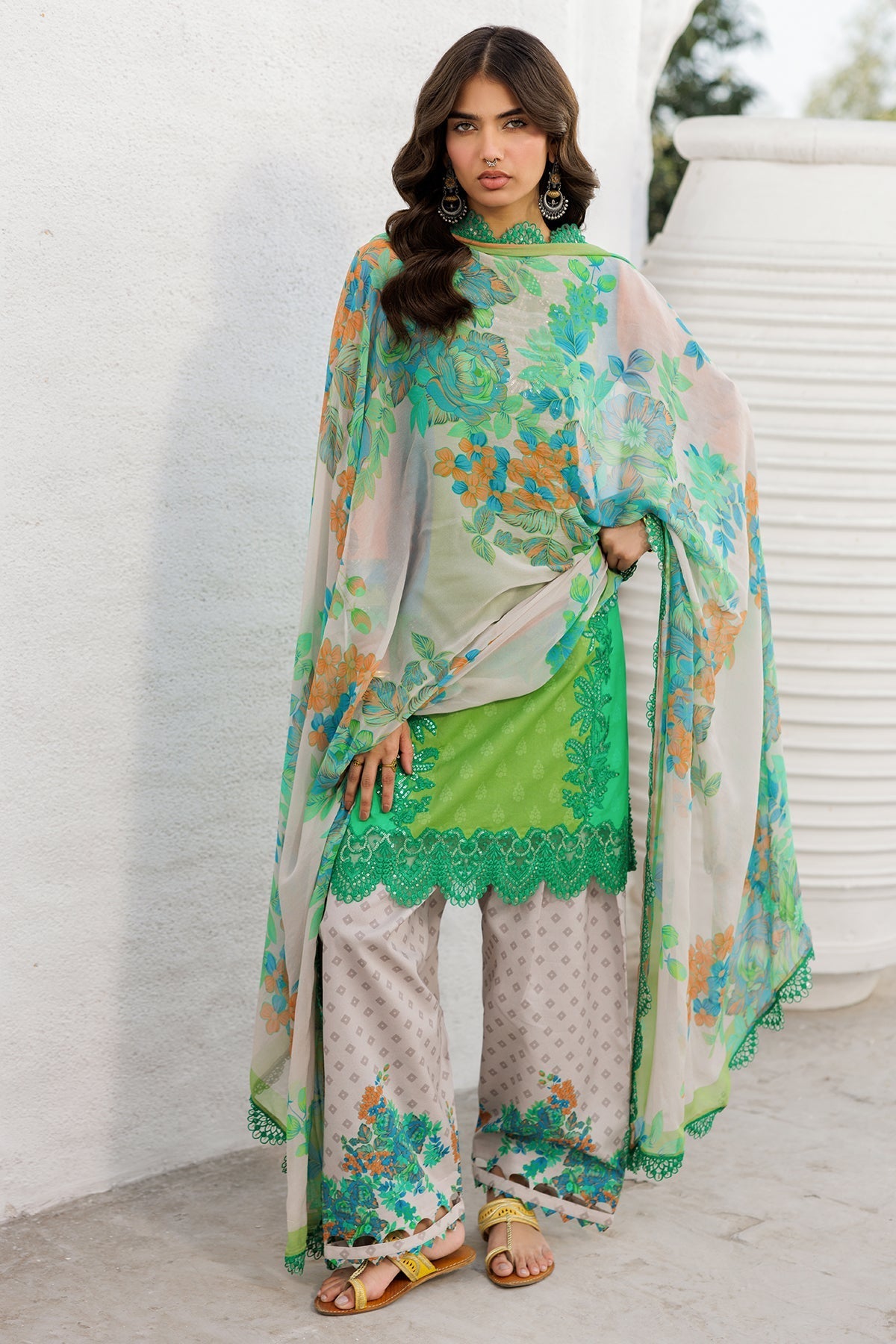 Charizma | Rangoli Lawn | CRO5-03 by Charizma - Designer Dress - Type: Ladies Clothes - Available at Libayah - 100% Original