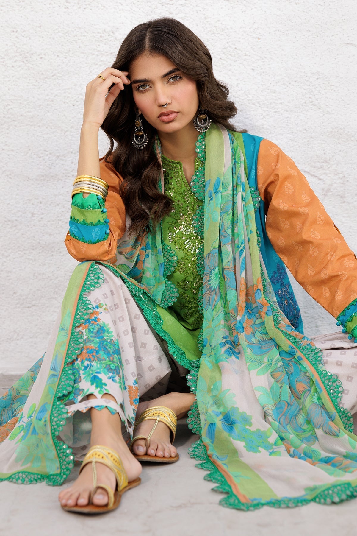 Charizma | Rangoli Lawn | CRO5-03 by Charizma - Designer Dress - Type: Ladies Clothes - Available at Libayah - 100% Original