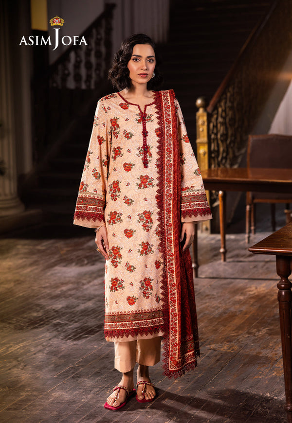 Asim Jofa | Prints Drop 2 | AJUBJ-54 by Asim Jofa - Designer Dress - Type: Ladies Clothes - Available at Libayah - 100% Original