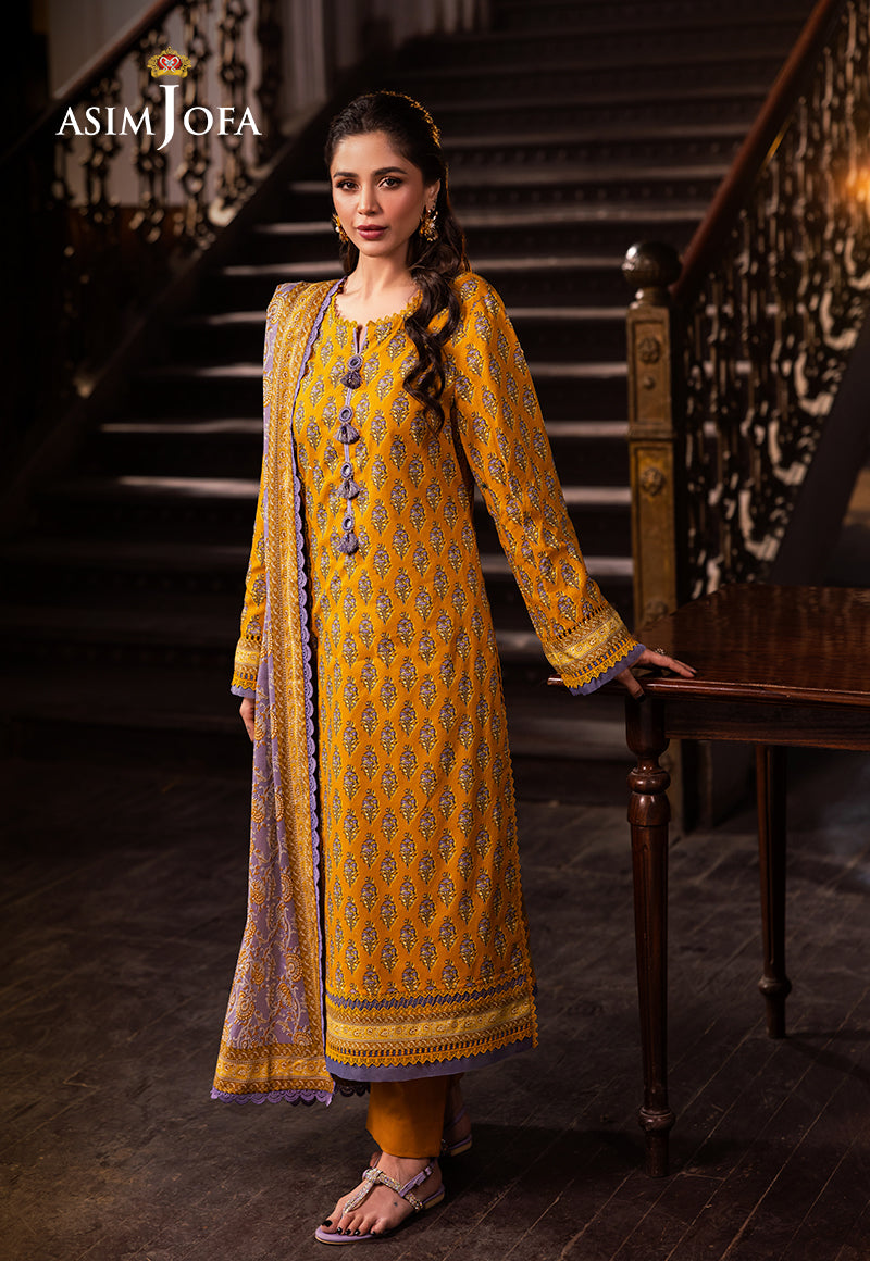 Asim Jofa | Prints Drop 2 | AJUBJ-53 by Asim Jofa - Designer Dress - Type: Ladies Clothes - Available at Libayah - 100% Original
