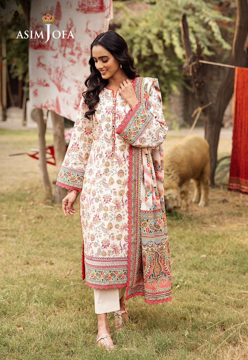 Asim Jofa | Prints Drop 2 | AJUBJ-50 by Asim Jofa - Designer Dress - Type: Ladies Clothes - Available at Libayah - 100% Original