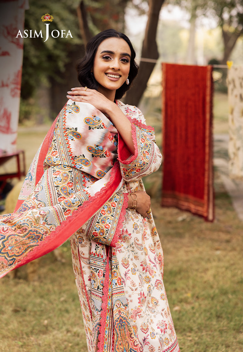 Asim Jofa | Prints Drop 2 | AJUBJ-50 by Asim Jofa - Designer Dress - Type: Ladies Clothes - Available at Libayah - 100% Original