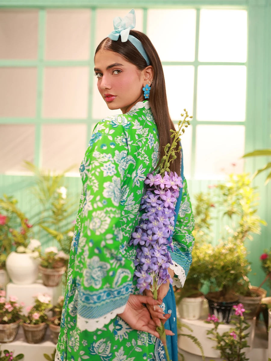 Salitex | Izel Lawn 24 | LUXURY LAWN EMBROIDERED SUIT by Salitex - Designer Dress - Type: Casuals - Available at Libayah - 100% Original