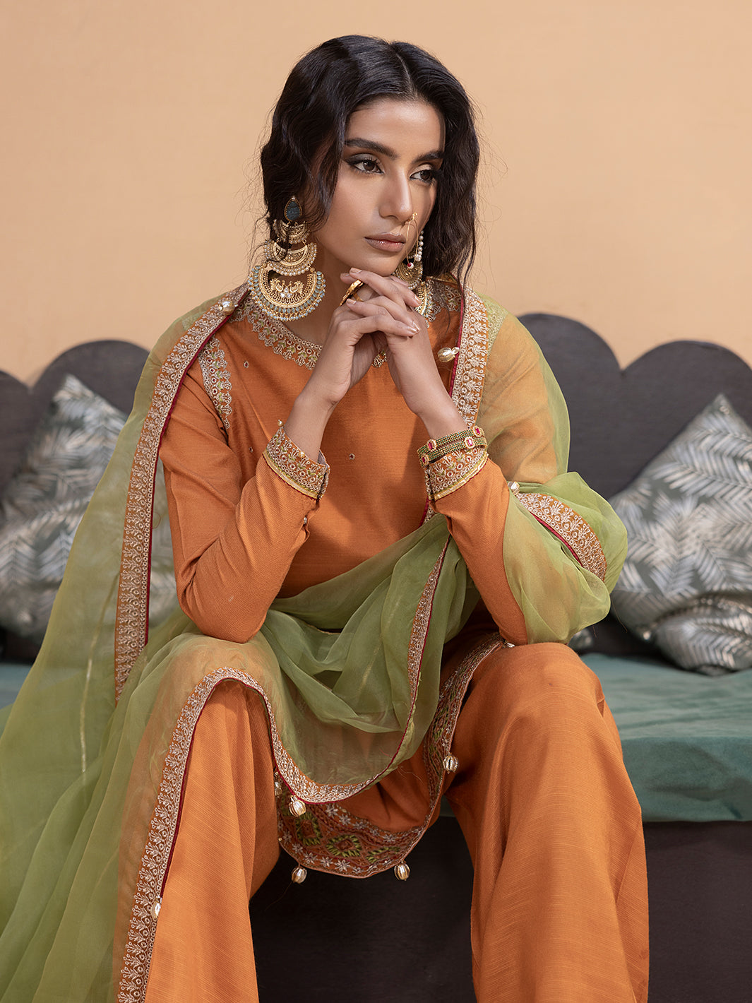 Hem Stitch | Raw Silk Edit 25 | Kashish by Hemstitch - Designer Dress - Type: Ladies Clothes - Available at Libayah - 100% Original