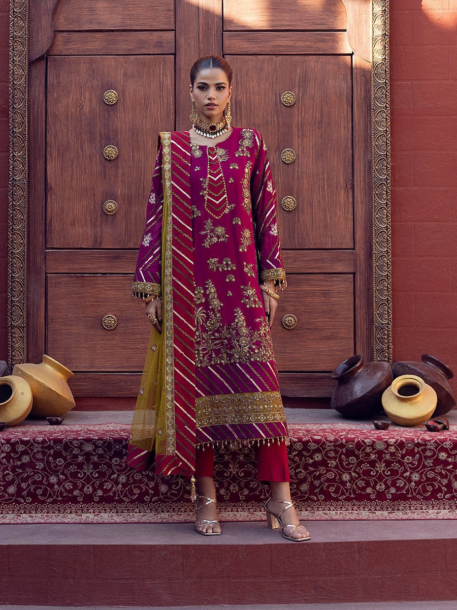 Salitex | Signature Festive Chiffon | SUNW6JI015UT by Salitex - Designer Dress - Type: Ladies Clothes - Available at Libayah - 100% Original