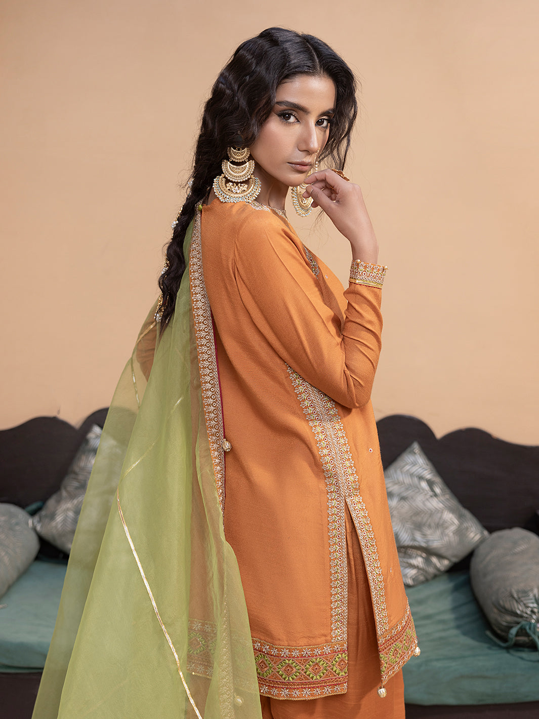 Hem Stitch | Raw Silk Edit 25 | Kashish by Hemstitch - Designer Dress - Type: Ladies Clothes - Available at Libayah - 100% Original