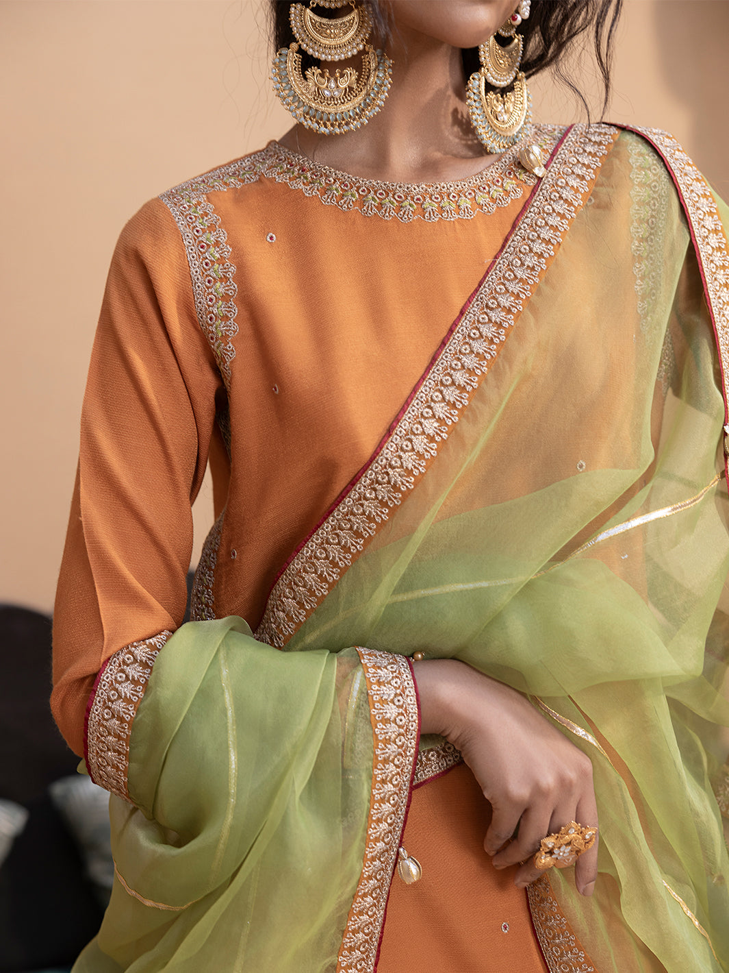 Hem Stitch | Raw Silk Edit 25 | Kashish by Hemstitch - Designer Dress - Type: Ladies Clothes - Available at Libayah - 100% Original