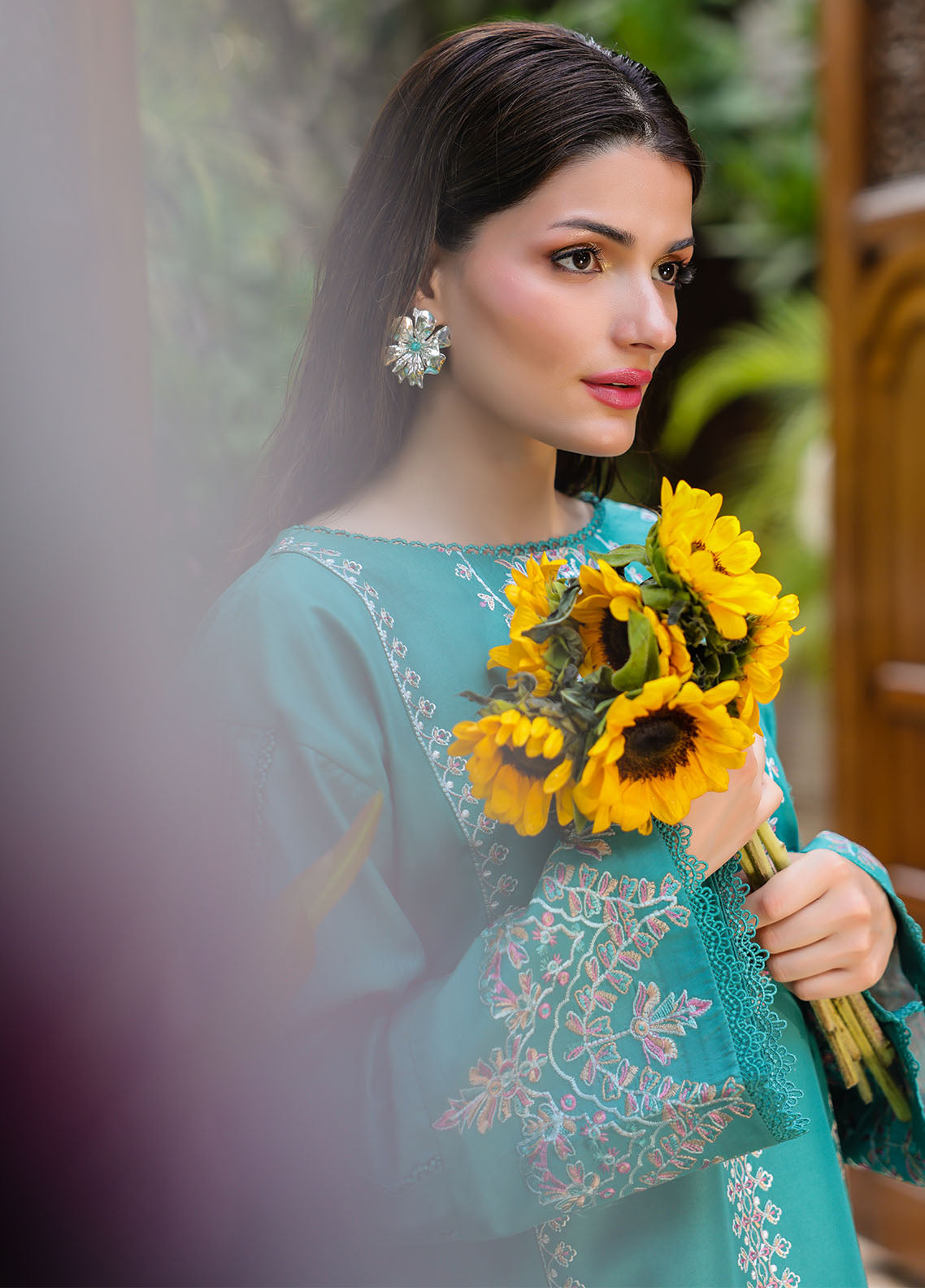 Sahane | Lovent Embroidered Pret 25 | ME23009 Verdelia by Sahane - Designer Dress - Type: Ladies Clothes - Available at Libayah - 100% Original