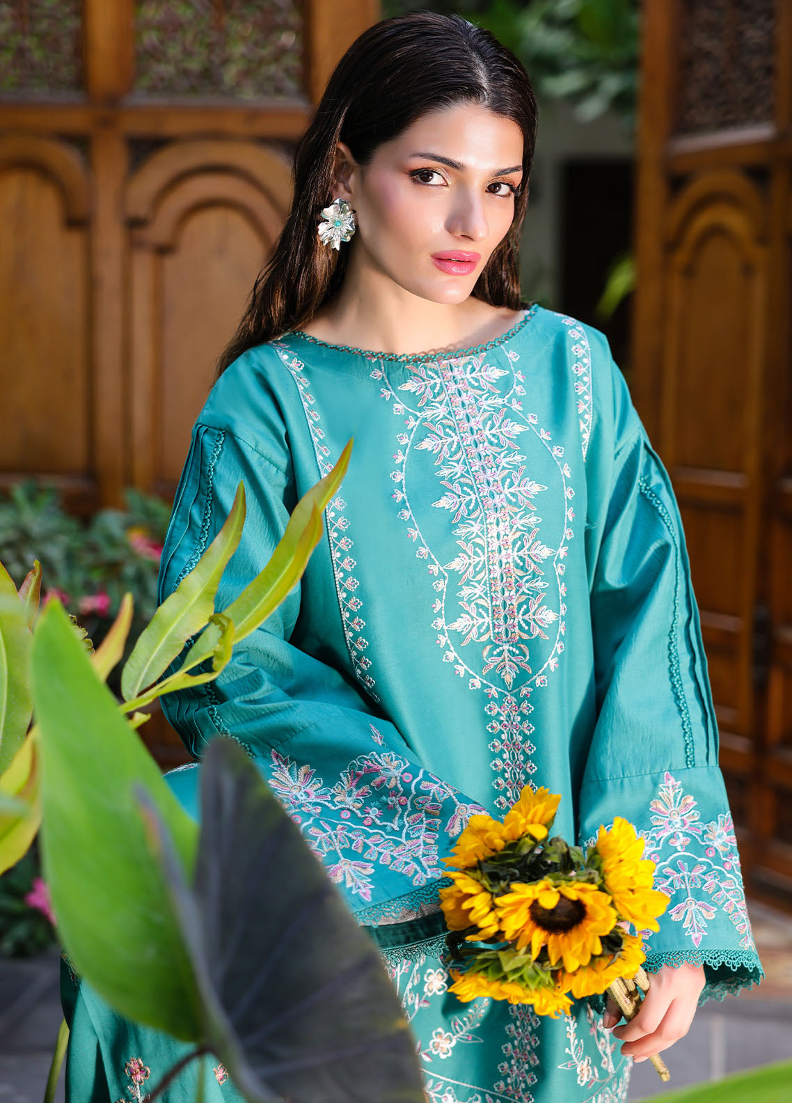 Sahane | Lovent Embroidered Pret 25 | ME23009 Verdelia by Sahane - Designer Dress - Type: Ladies Clothes - Available at Libayah - 100% Original