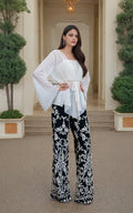 Threads and Motifs | Formal Dresses 25 | Chiffon Top by Threads and Motifs - Designer Dress  - Type : Ladies Clothes - Available at Libayah - 100% Original 