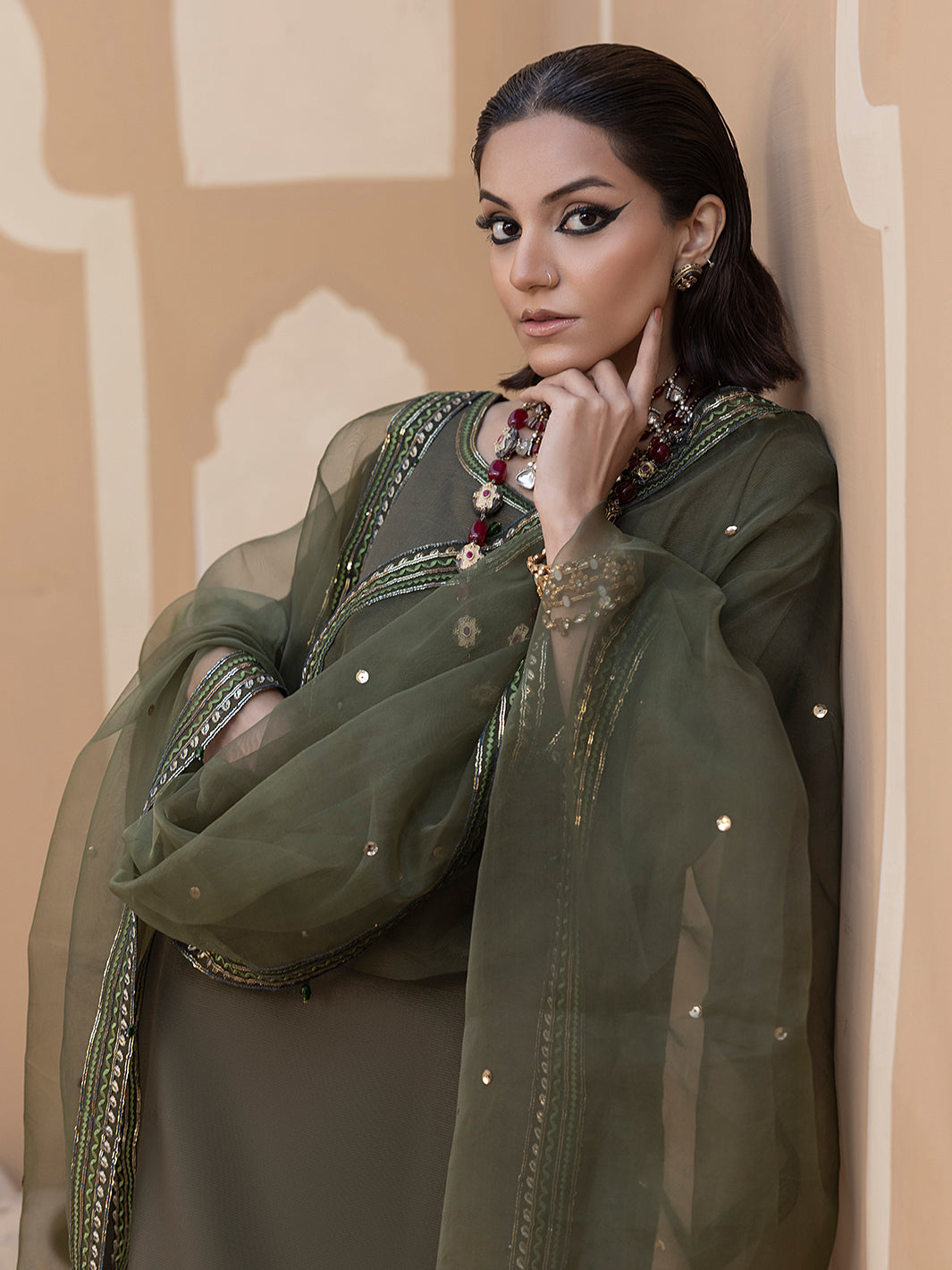 Hem Stitch | Raw Silk Edit 25 | Noor by Hemstitch - Designer Dress - Type: Ladies Clothes - Available at Libayah - 100% Original