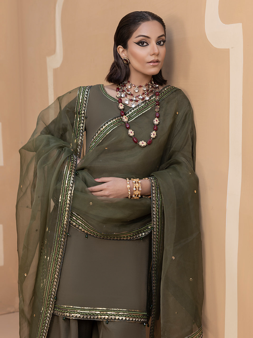 Hem Stitch | Raw Silk Edit 25 | Noor by Hemstitch - Designer Dress - Type: Ladies Clothes - Available at Libayah - 100% Original