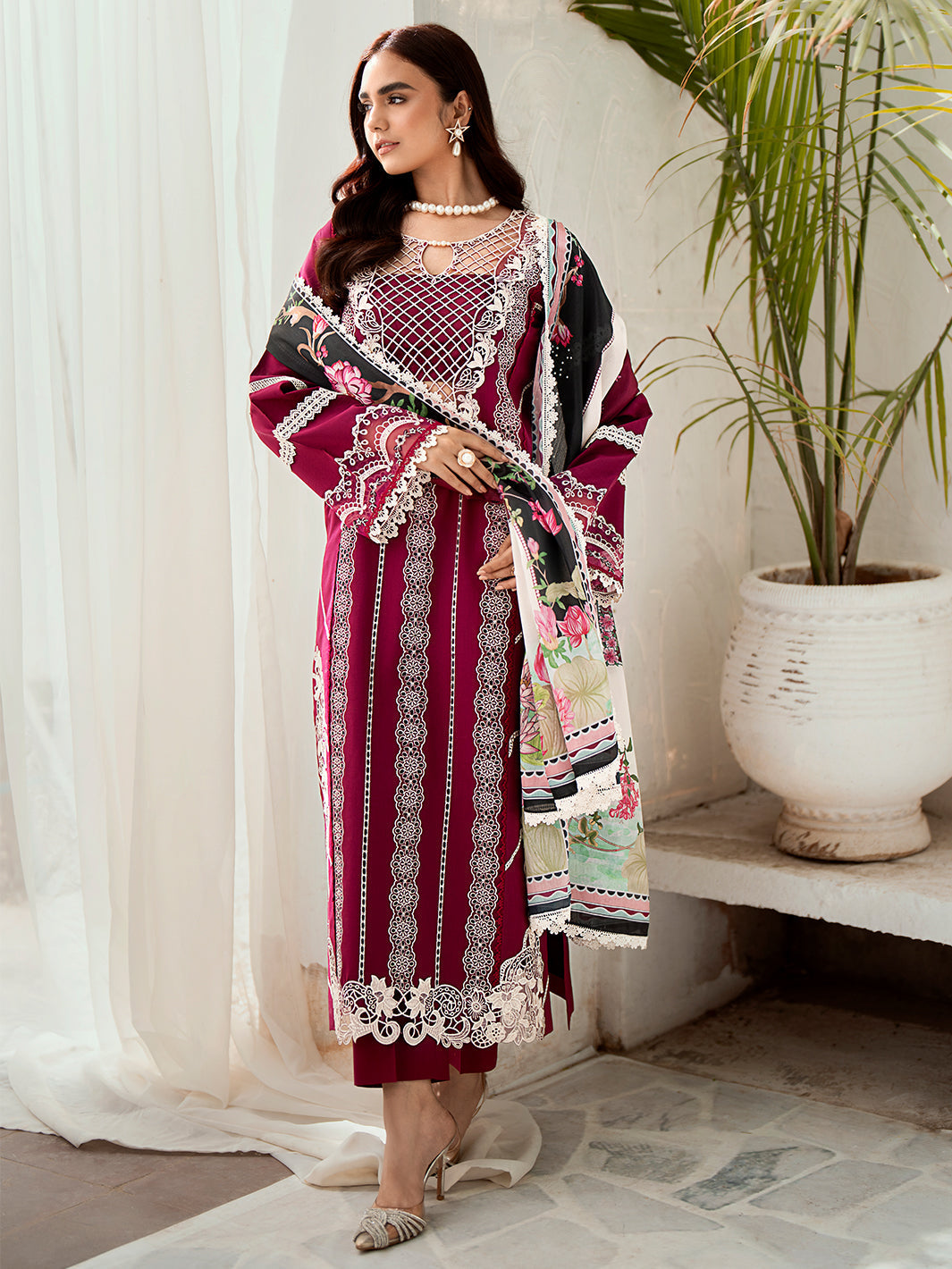 Bin Ilyas | Riwaayst Spring Summer 24 | 308-A by Bin Ilyas - Designer Dress - Type: Ladies Clothes - Available at Libayah - 100% Original