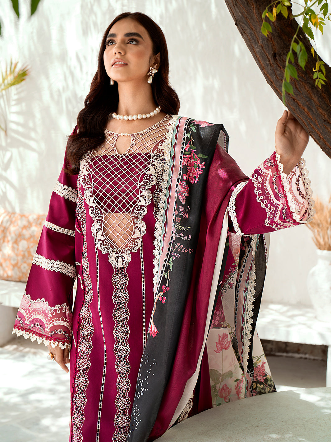 Bin Ilyas | Riwaayst Spring Summer 24 | 308-A by Bin Ilyas - Designer Dress - Type: Ladies Clothes - Available at Libayah - 100% Original