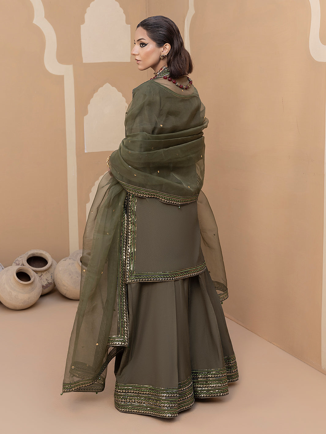 Hem Stitch | Raw Silk Edit 25 | Noor by Hemstitch - Designer Dress - Type: Ladies Clothes - Available at Libayah - 100% Original